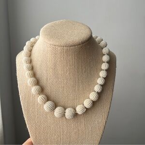 Elegant Pearl Beaded Necklace